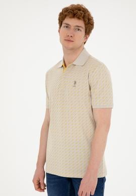 Erkek Regular Fit Polo Yaka Taş Tişört - 50287107019