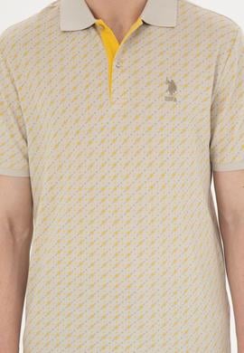 Erkek Regular Fit Polo Yaka Taş Tişört - 50287107019