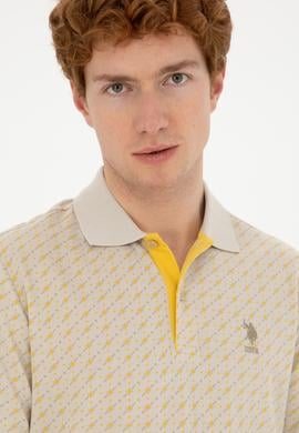 Erkek Regular Fit Polo Yaka Taş Tişört - 50287107019