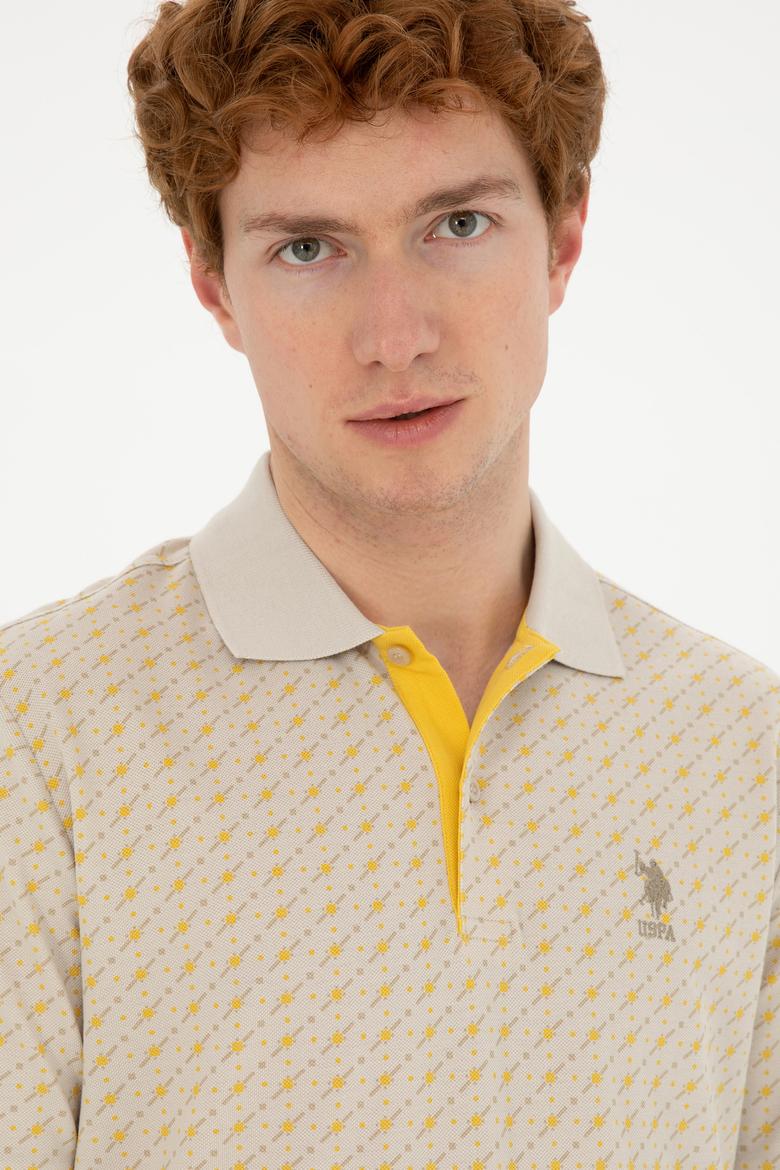 Erkek Regular Fit Polo Yaka Taş Tişört - 50287107019