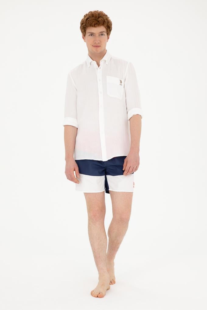 Erkek Lacivert Deniz Şortu