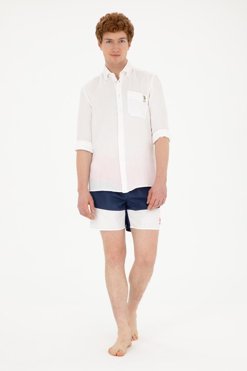 Erkek Lacivert Deniz Şortu