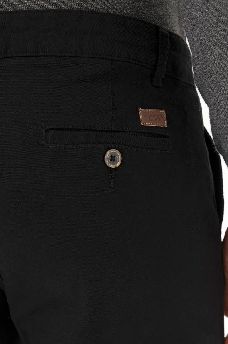 Erkek Siyah Kanvas Pantolon