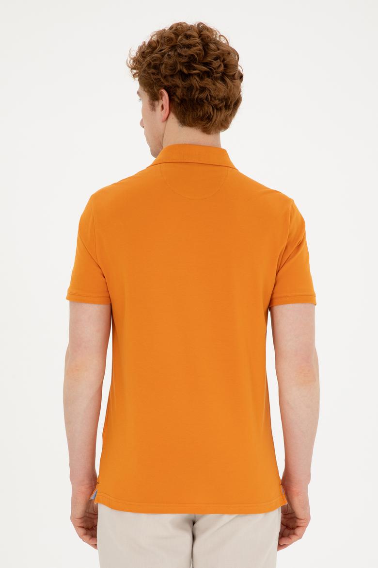 Erkek Kiremit Basic Tişört - 50279581079