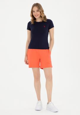 Kadın Lacivert Basic Tişört - 50280033013