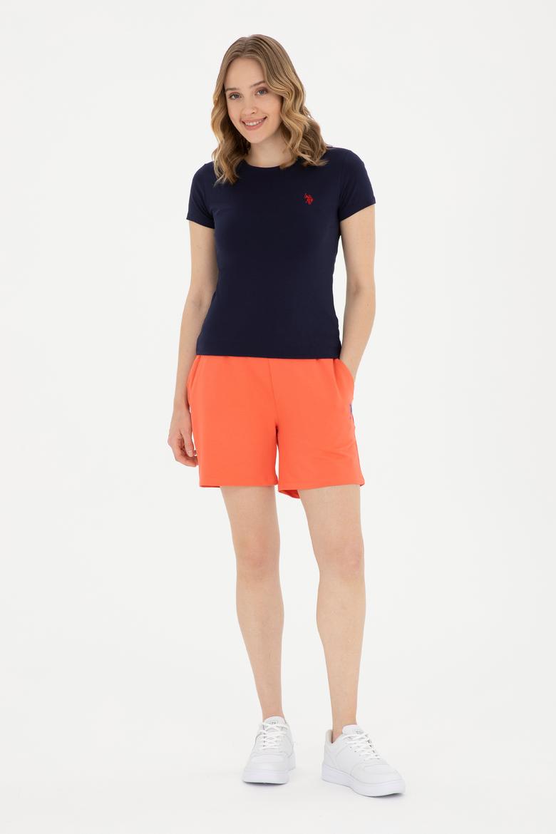 Kadın Lacivert Basic Tişört - 50280033013