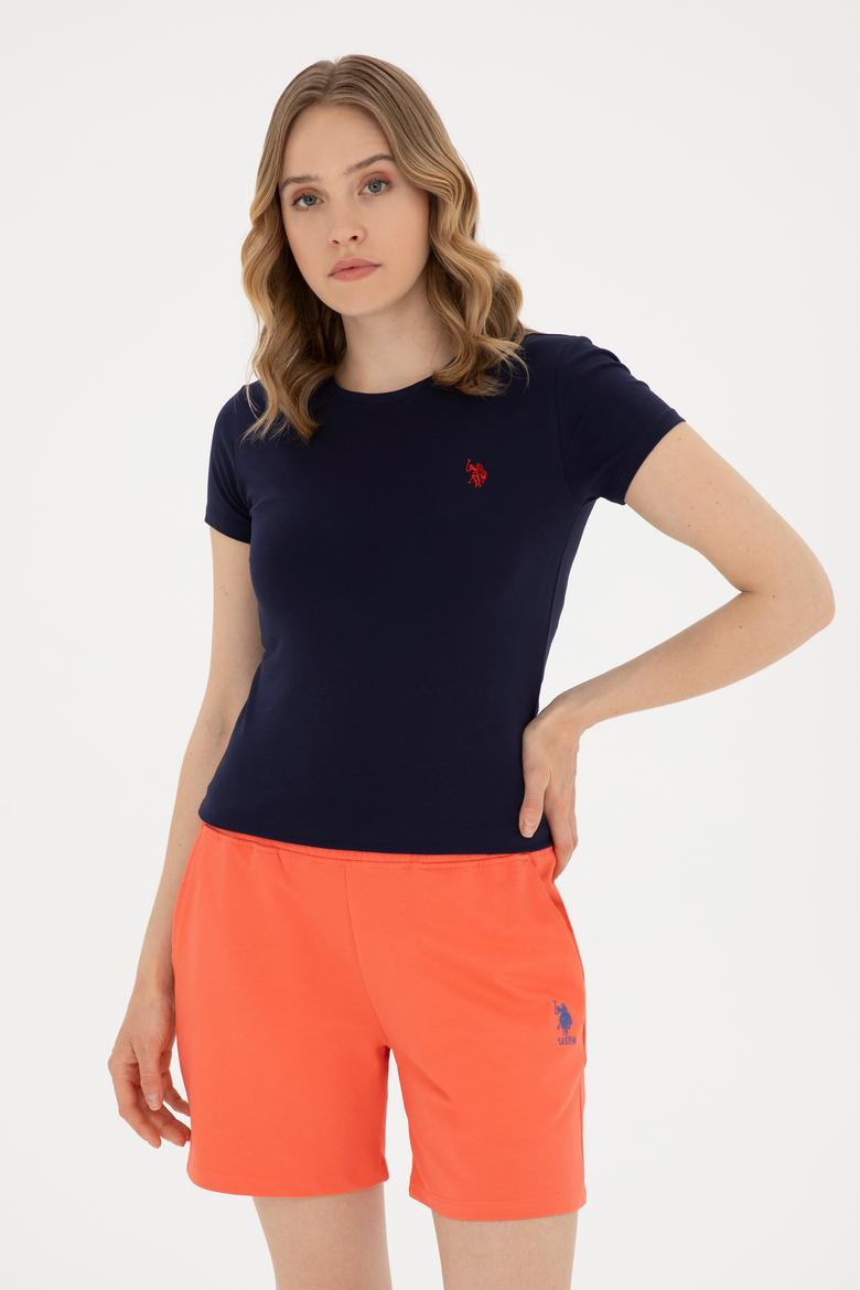 Kadın Lacivert Basic Tişört