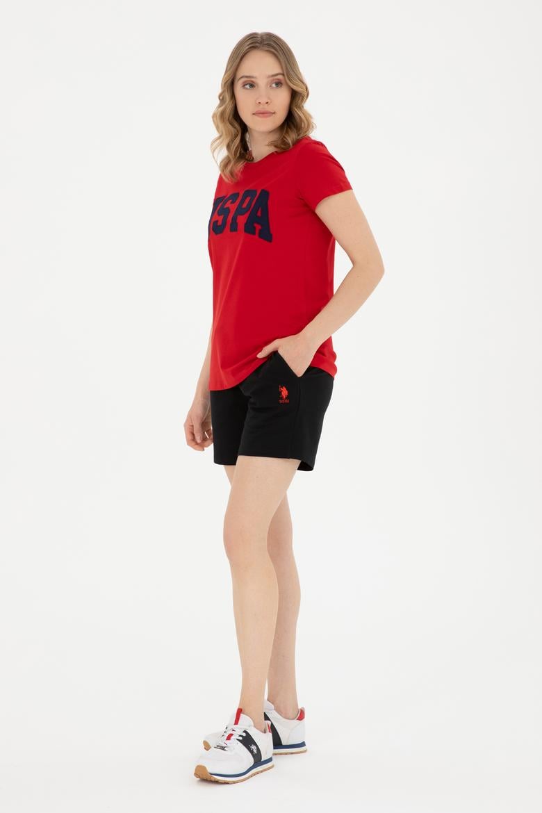 Kadın Siyah Örme Şort - 50280074013