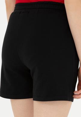 Kadın Siyah Örme Şort - 50280074013