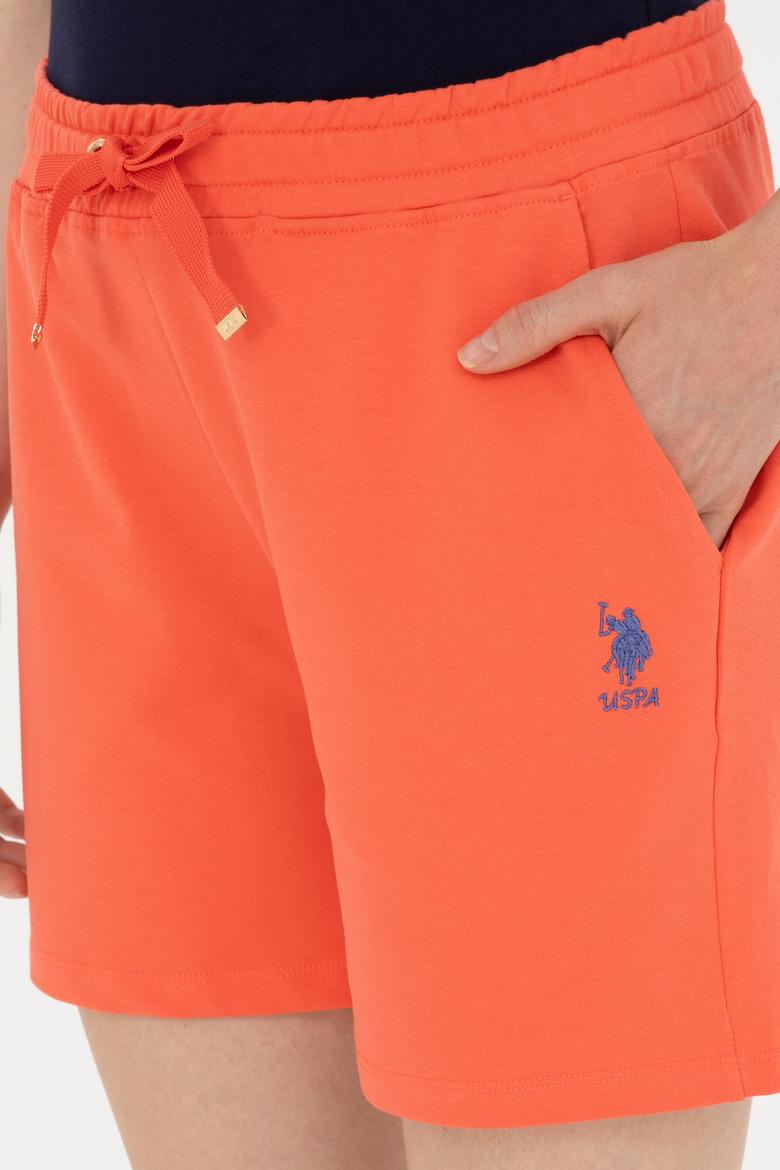 Kadın Nar Çiçeği Örme Şort - 50280074070