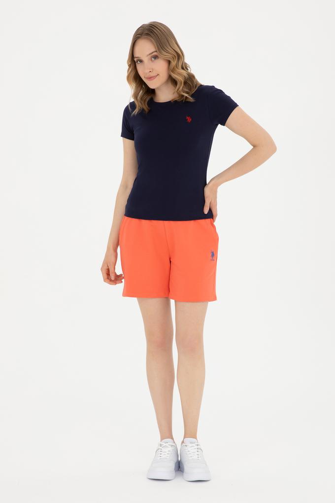 Kadın Nar Çiçeği Örme Şort