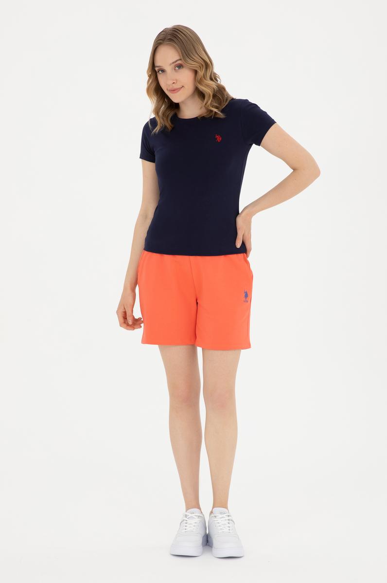 Kadın Nar Çiçeği Örme Şort