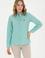 Kadın Mint Uzun Kollu Basic Gömlek