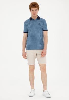 Erkek İndigo Tişört - 50289874008