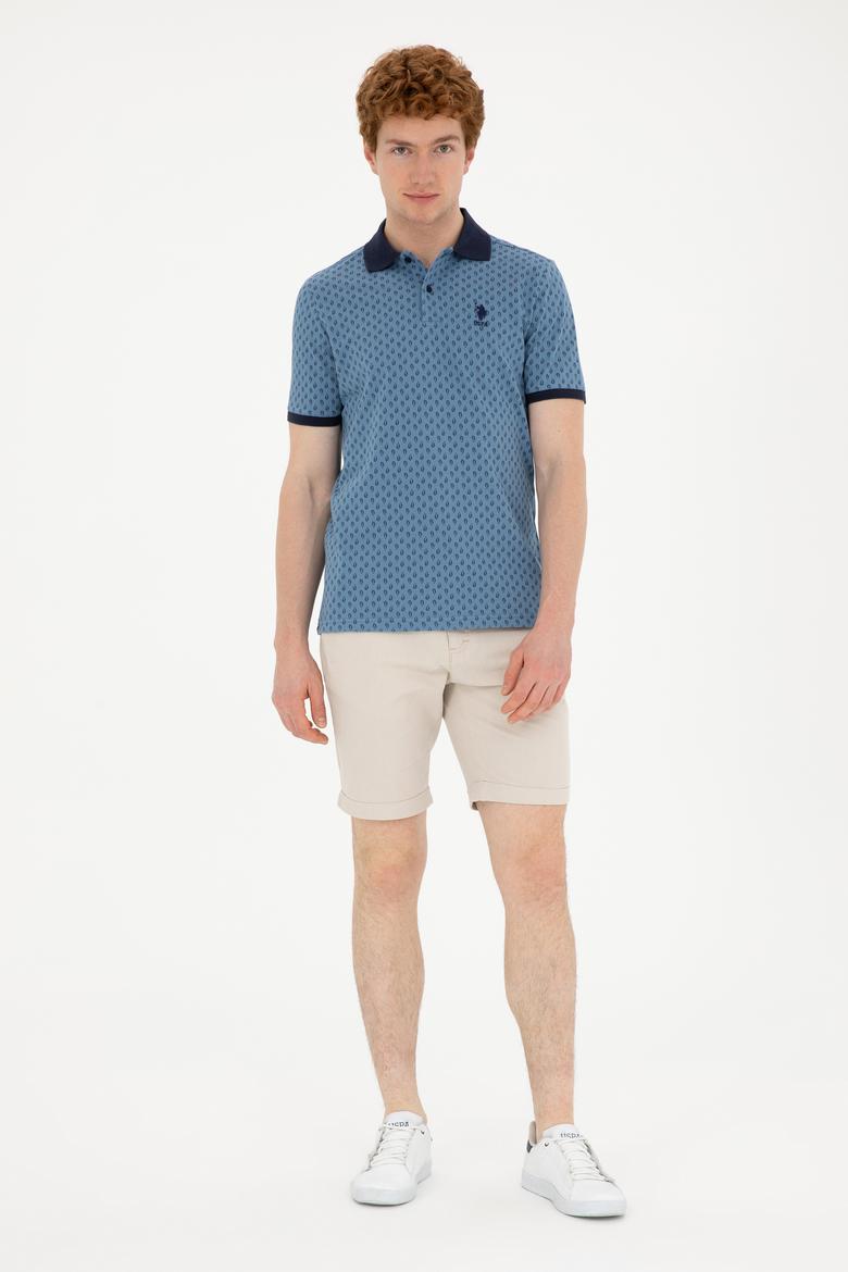 Erkek İndigo Tişört - 50289874008