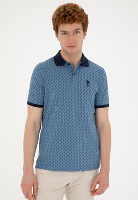 Erkek İndigo Tişört - 50289874008