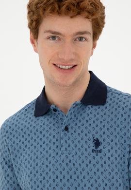 Erkek İndigo Tişört - 50289874008