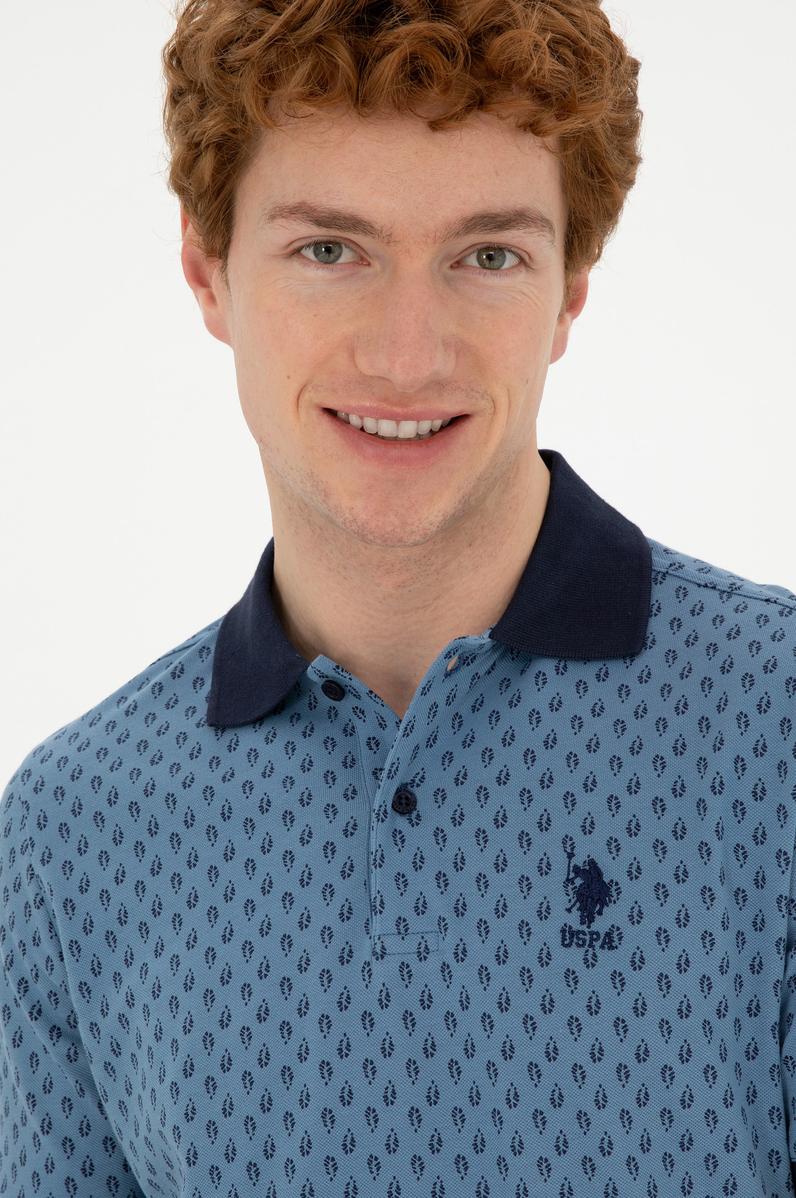 Erkek İndigo Tişört