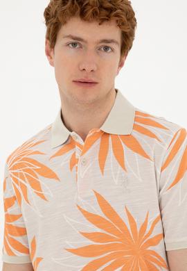 Erkek Oversize Fit Bisiklet Yaka Taş Tişört - 50289875013