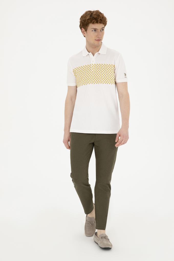 Erkek Haki Carrot Fit Kanvas Pantolon