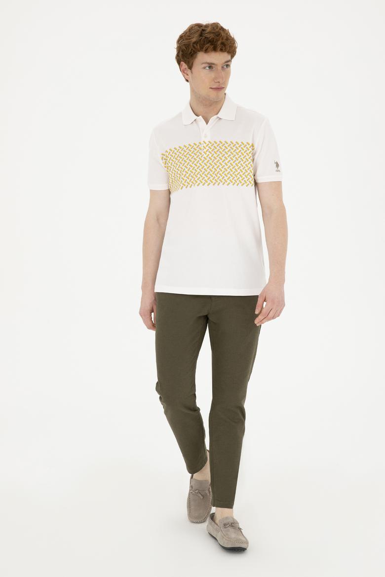 Erkek Haki Carrot Fit Kanvas Pantolon