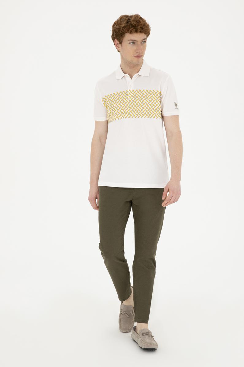 Erkek Haki Carrot Fit Kanvas Pantolon