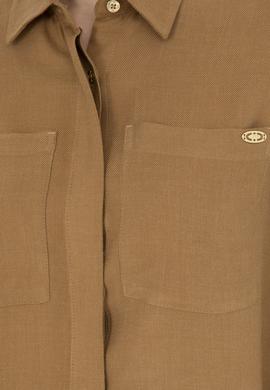 Kadın Açık Haki Dokuma Elbise - 50271173046