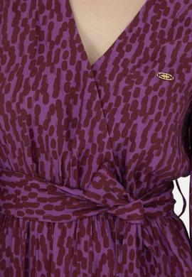 Kadın Menekşe Dokuma Elbise - 50271175022