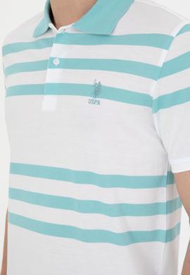 Erkek Regular Fit Polo Yaka Mint Tişört - 50281842051