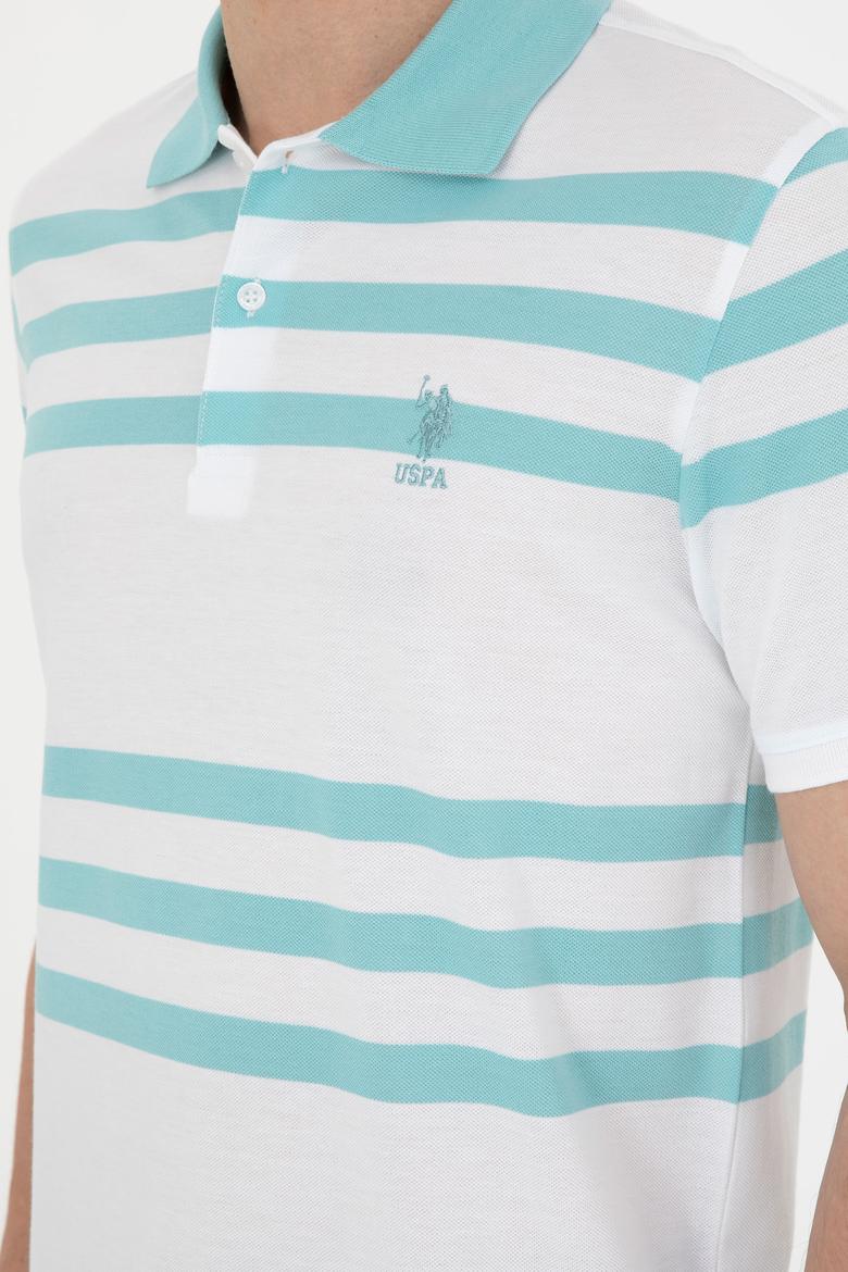 Erkek Regular Fit Polo Yaka Mint Tişört - 50281842051
