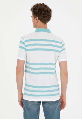 Erkek Regular Fit Polo Yaka Mint Tişört - 50281842051
