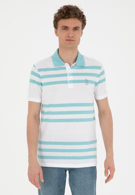 Erkek Regular Fit Polo Yaka Mint Tişört - 50281842051
