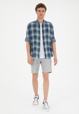 Erkek Lacivert Uzun Kollu Gömlek - 50284234006