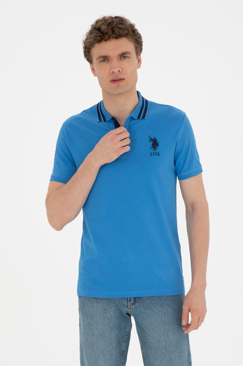 Erkek Saks Basic Polo Yaka Tişört