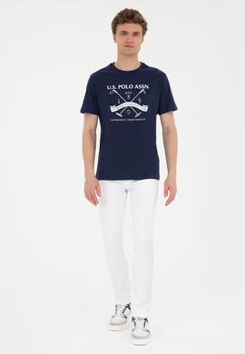 Erkek Beyaz Slim Fit Kanvas Pantolon - 50289420213