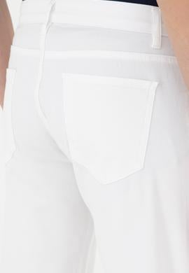 Erkek Beyaz Slim Fit Kanvas Pantolon - 50289420213