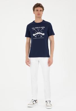 Erkek Beyaz Slim Fit Kanvas Pantolon - 50289420213