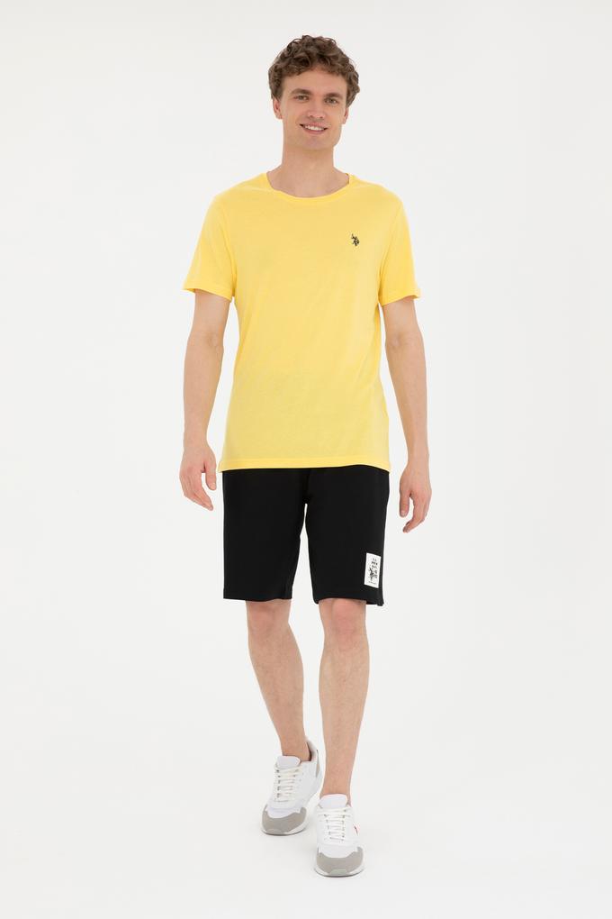 Erkek Siyah Örme Şort