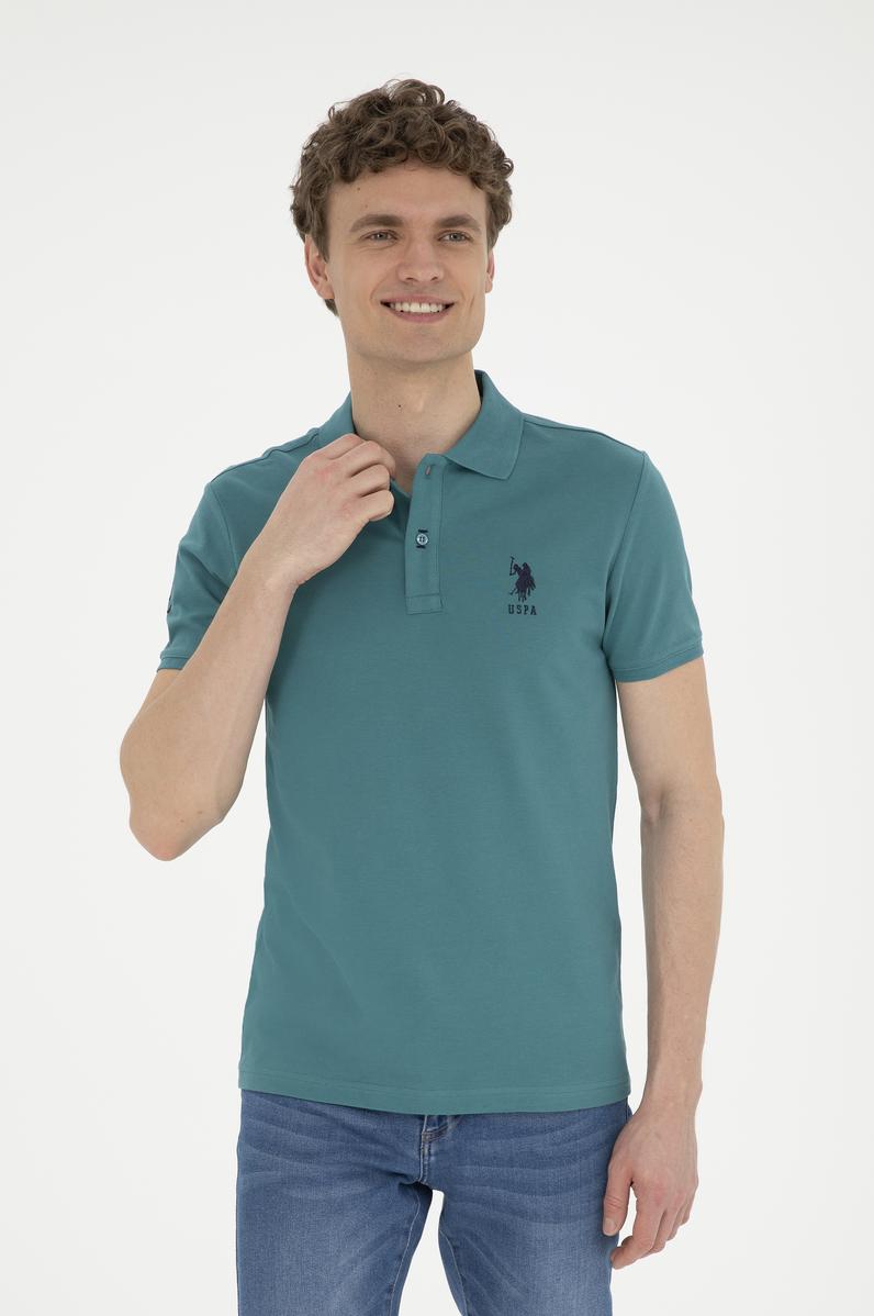 Erkek Koyu Yeşil Basic Tişört