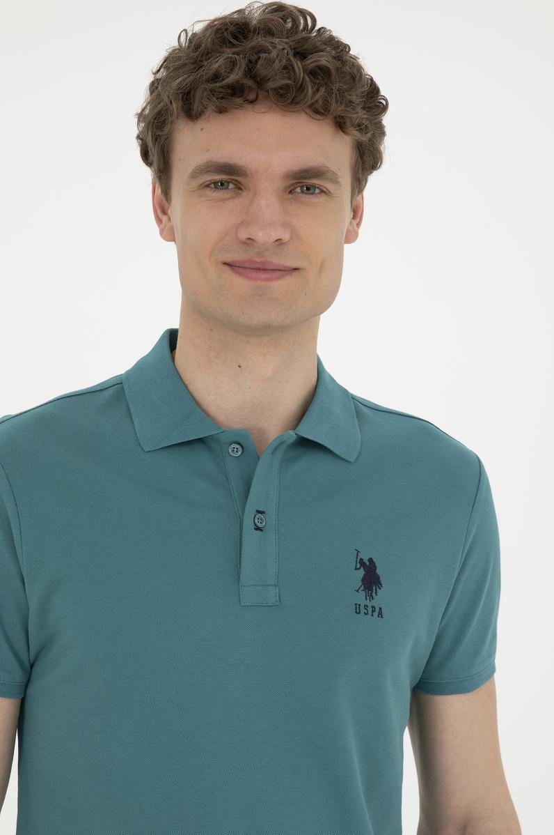 Erkek Koyu Yeşil Basic Tişört