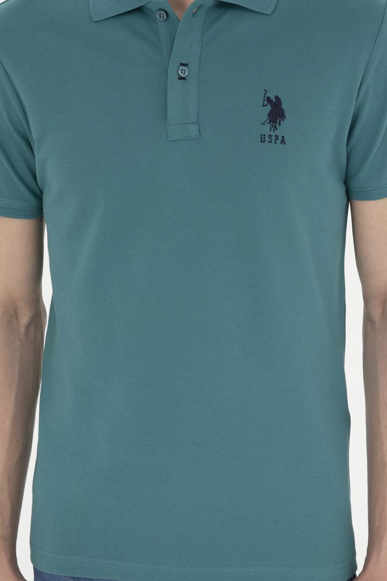 Erkek Koyu Yeşil Basic Tişört - 50284633221