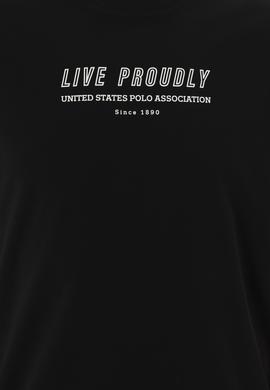 Erkek Regular Fit Bisiklet Yaka Siyah Tişört - 50287065027