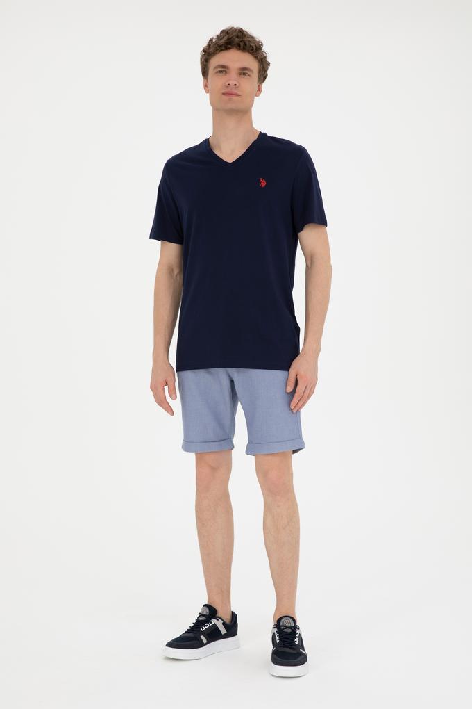 Erkek Saks Dokuma Şort