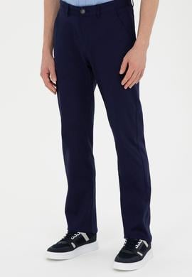 Erkek Regular Fit Lacivert Kanvas / Chino Pantolon - 50266050005