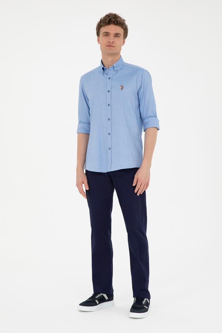 Erkek Regular Fit Lacivert Kanvas / Chino Pantolon - 50266050005