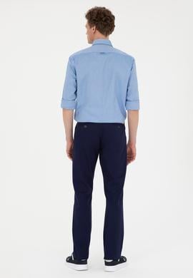 Erkek Regular Fit Lacivert Kanvas / Chino Pantolon - 50266050005