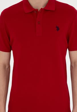 Erkek Bordo Basic Tişört - 50279573061