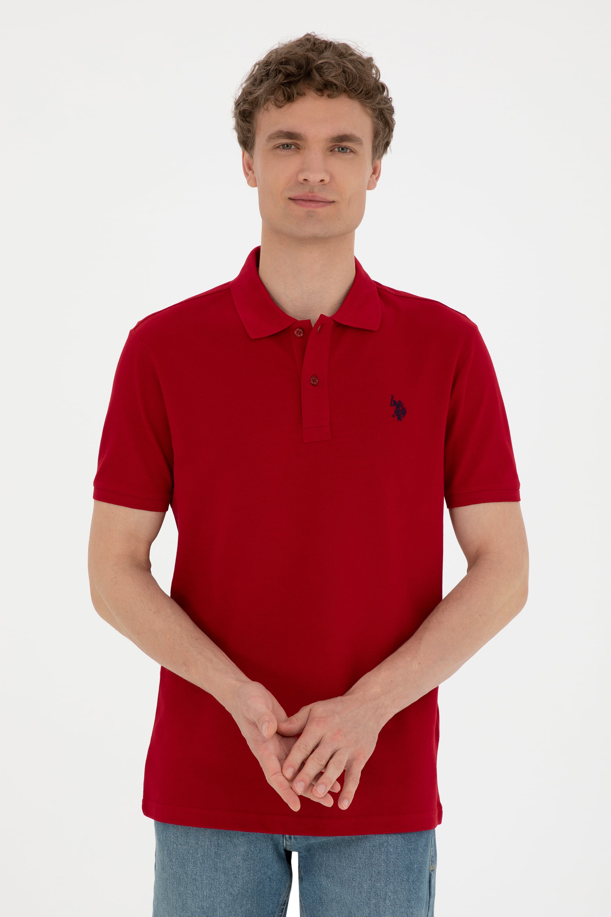 Erkek Bordo Basic Tişört