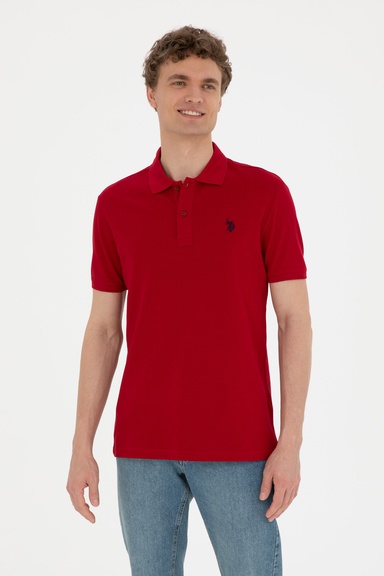 Erkek Bordo Basic Tişört
