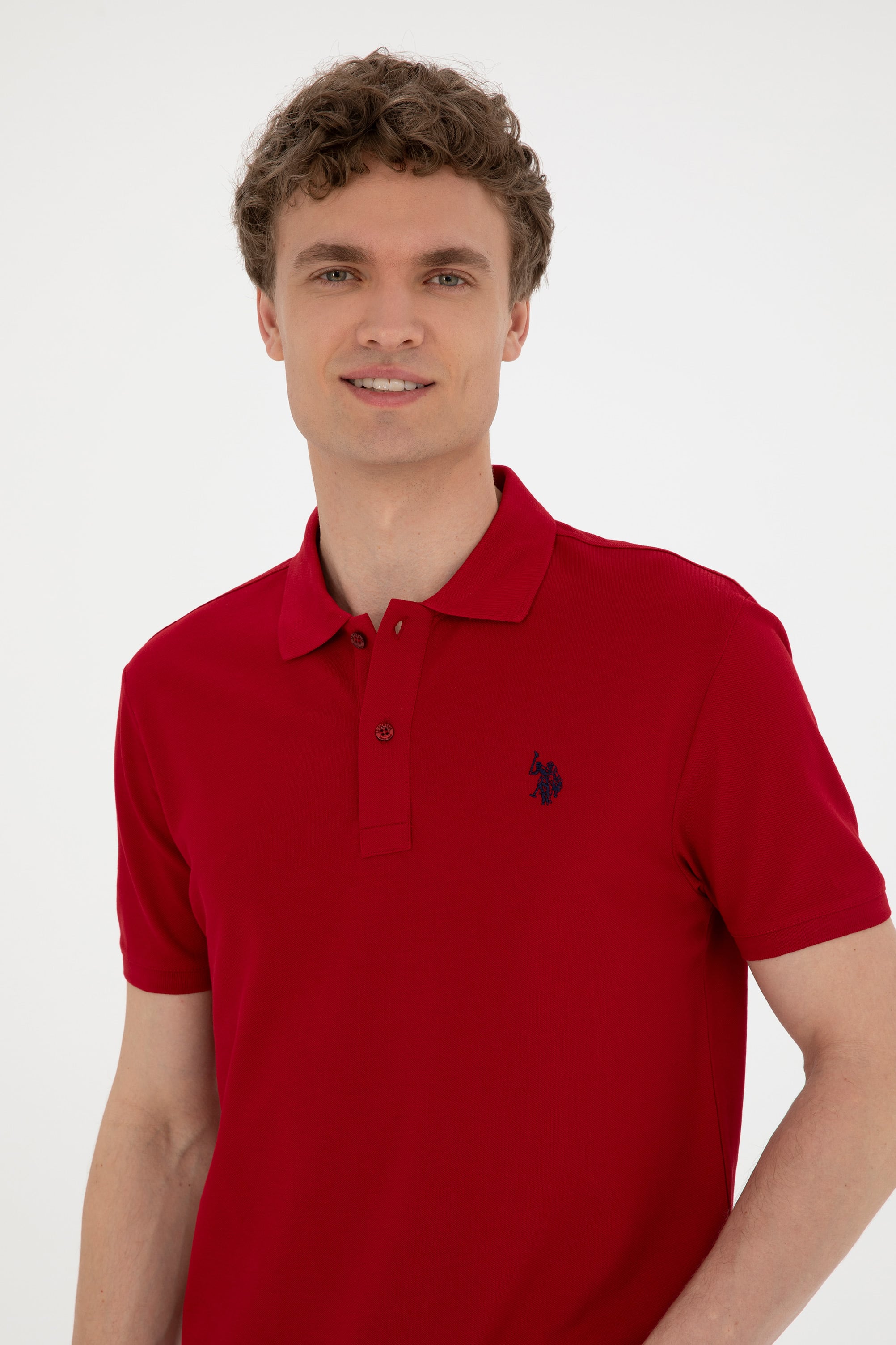 Erkek Bordo Basic Tişört